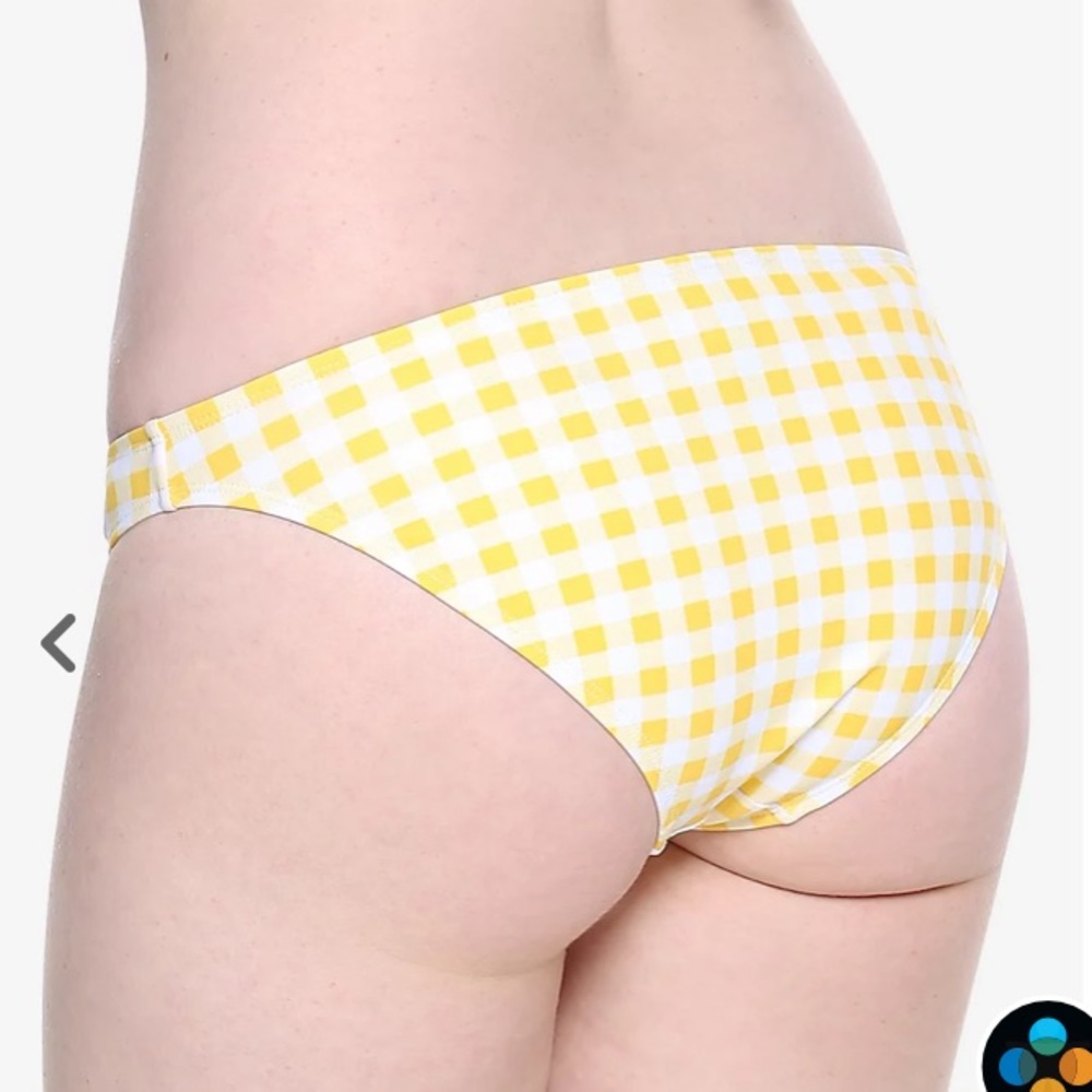 DISNEY Belle Yellow Gingham Swim Bottoms - Picture 7 of 7